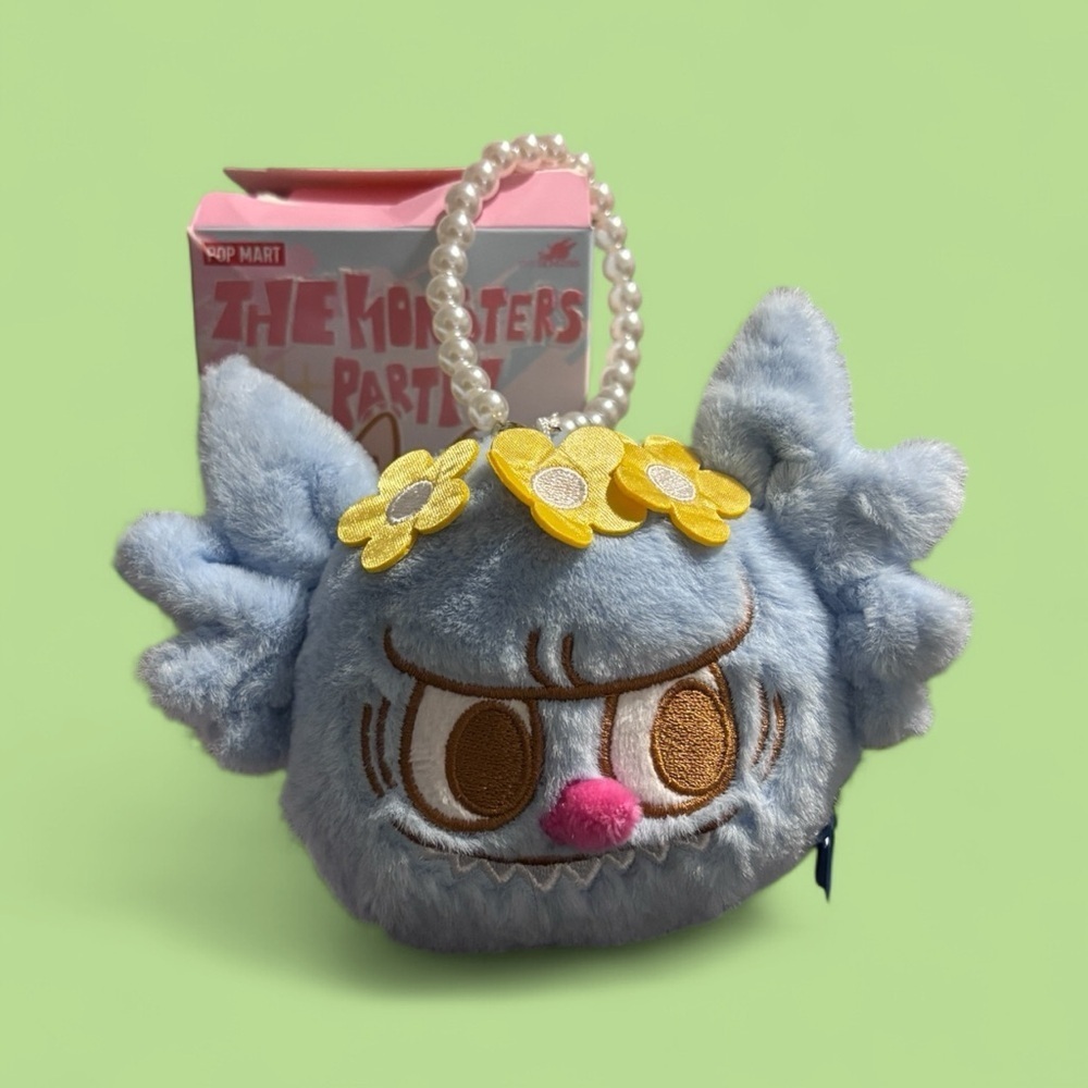 POP MART Labubu Monsters Party Reversible Plush Bag Charm - Picture 2 of 7